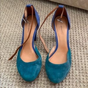 Madewell block heels, size 8